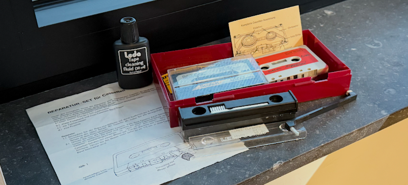 Lorentius museum | Vintage cassette schoonmaakset