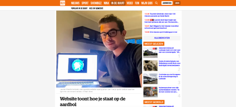 Lorentius in de pers | 