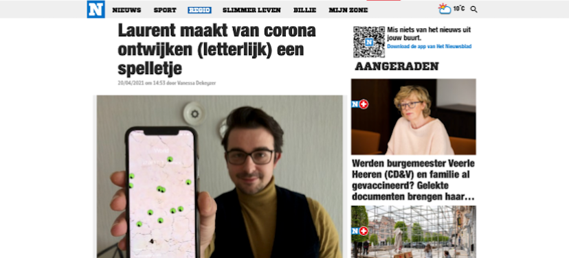 Lorentius in de pers | 