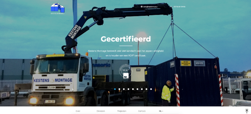 Lorentius website | Kestens Montage