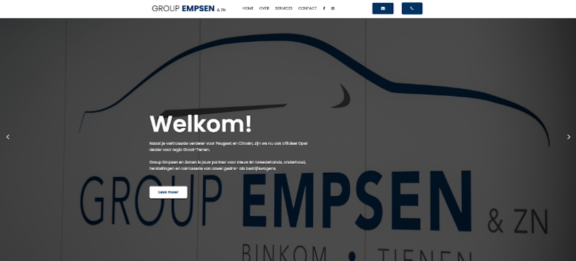 Lorentius website | Group Empsen & Zn