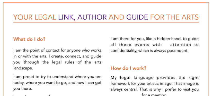 Lorentius website | Contour Law