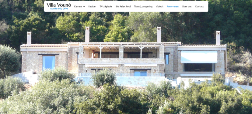 Lorentius website | Villa Vounó